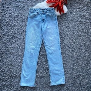 Valentino Straight Leg Classic Blue Women's Jeans